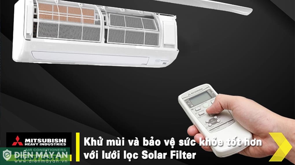 Điều hòa Mitsubishi Heavy Inverter 9000 BTU 1 chiều SRK10YZP-W5